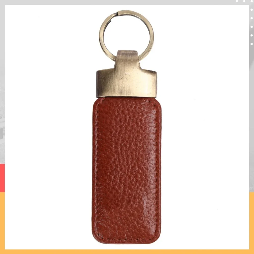 Corporate Leather Key Ring