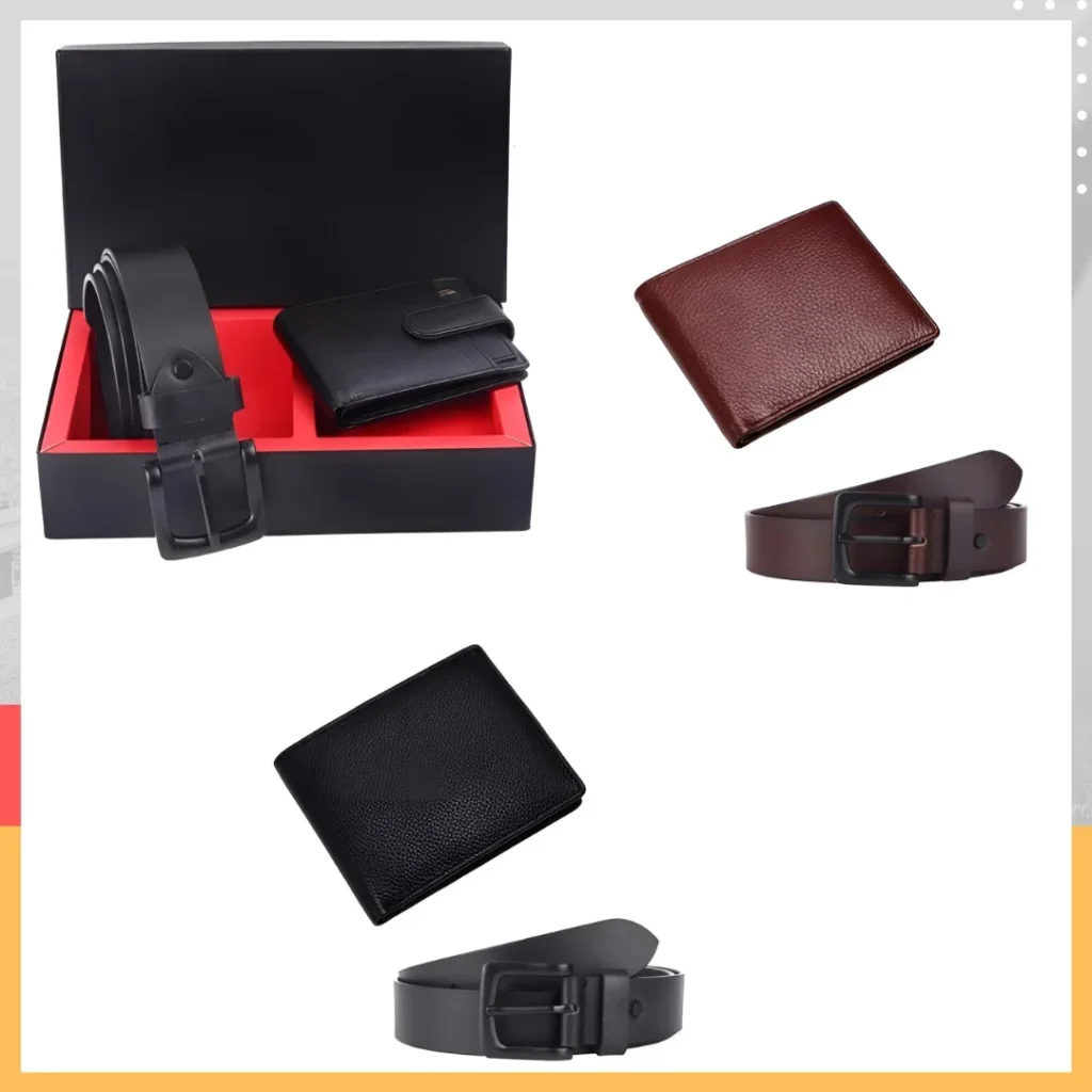 Corporate Gift sets Leather wallet & Belt