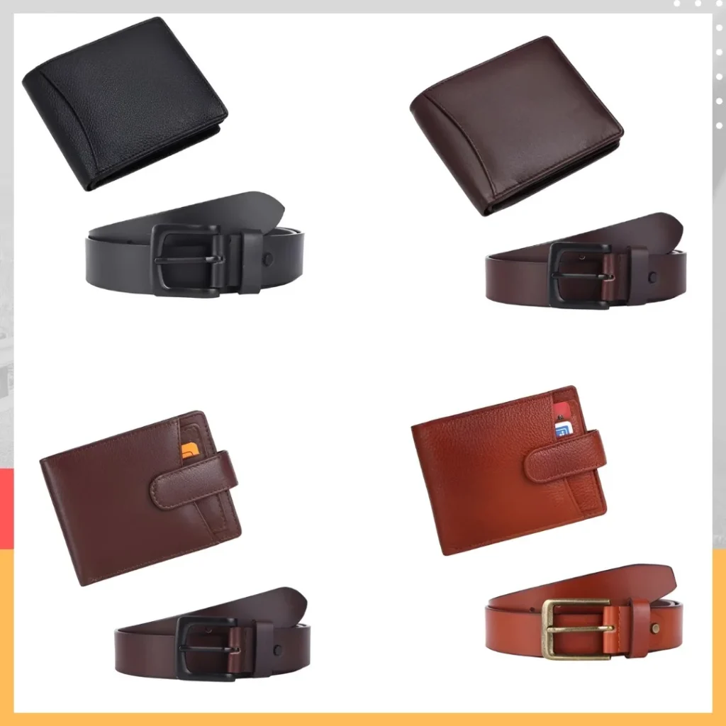 Corporate Gift sets Leather wallet & Belt